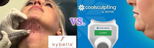 Kybella vs. The New CoolMini by CoolSculpting as a Chin Fat Reduction Treatment